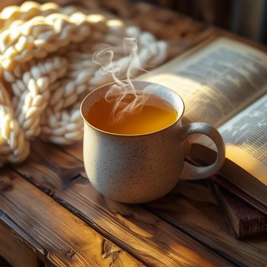 Pumpkin Seed Tea – The Ultimate Comfort in a Cup 5 Enjoying pumpkin seed tea in the evening