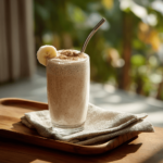 Chia Banana Boost Smoothie You’ll Make Again (And Again!) 6 Served Chia Banana Boost smoothie with banana and cinnamon