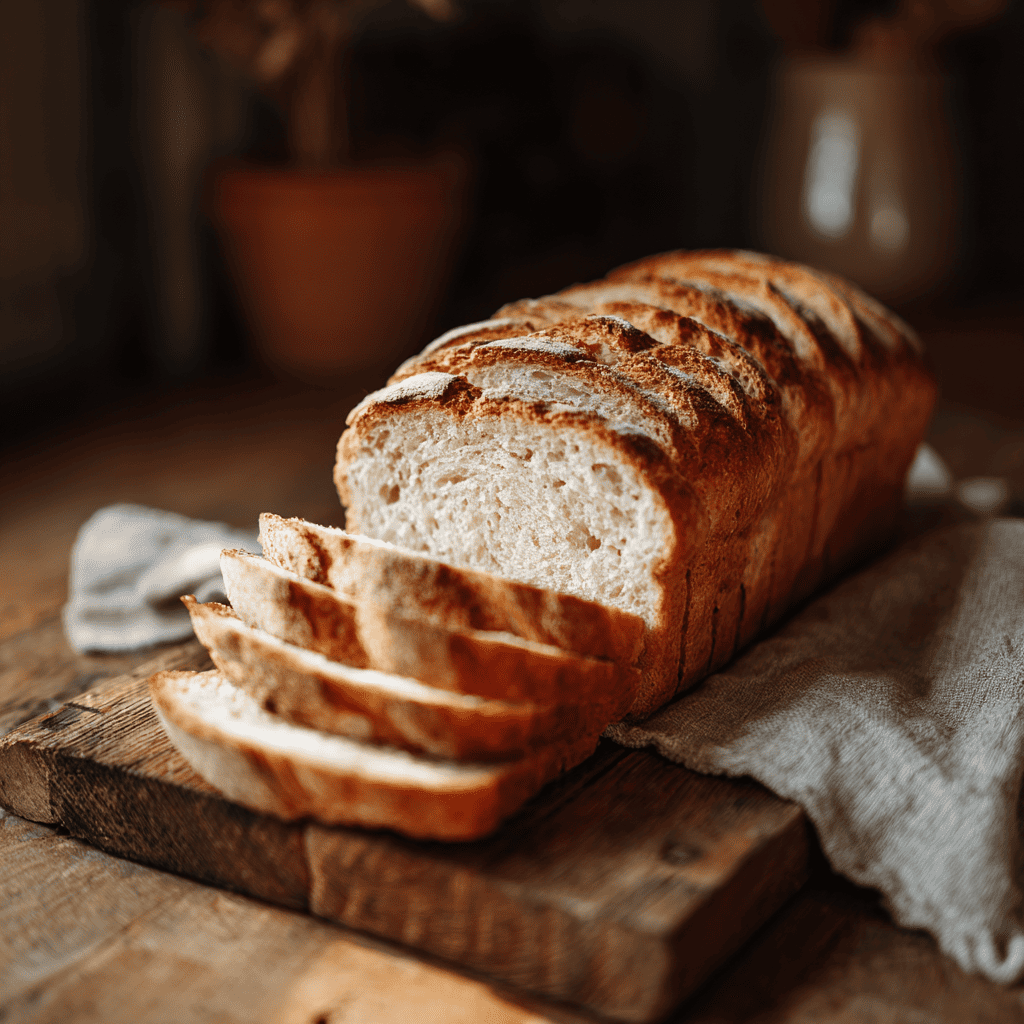 Insanely Good Keto Bread: Easy, Fluffy, and Low-Carb Magic 5 Sliced keto bread on a cutting board